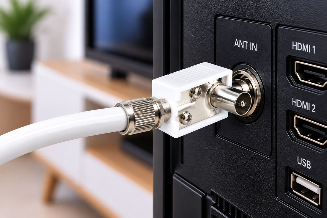 UN10176 RFAUMK Antenski utikač muški kutni dulji
