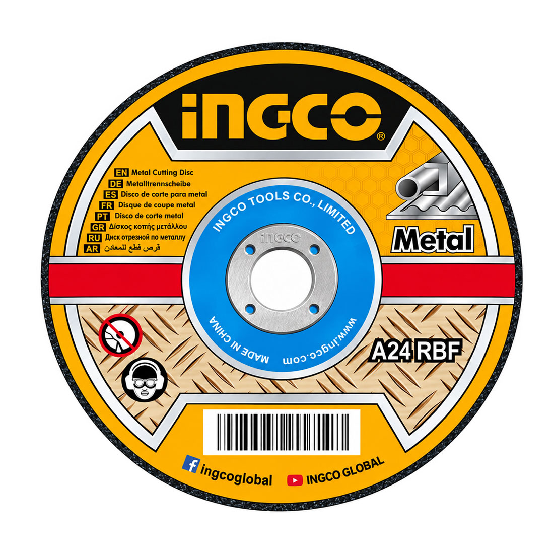 UN17748 Brusna ploča za metal 230x6 MGD602301 INGCO