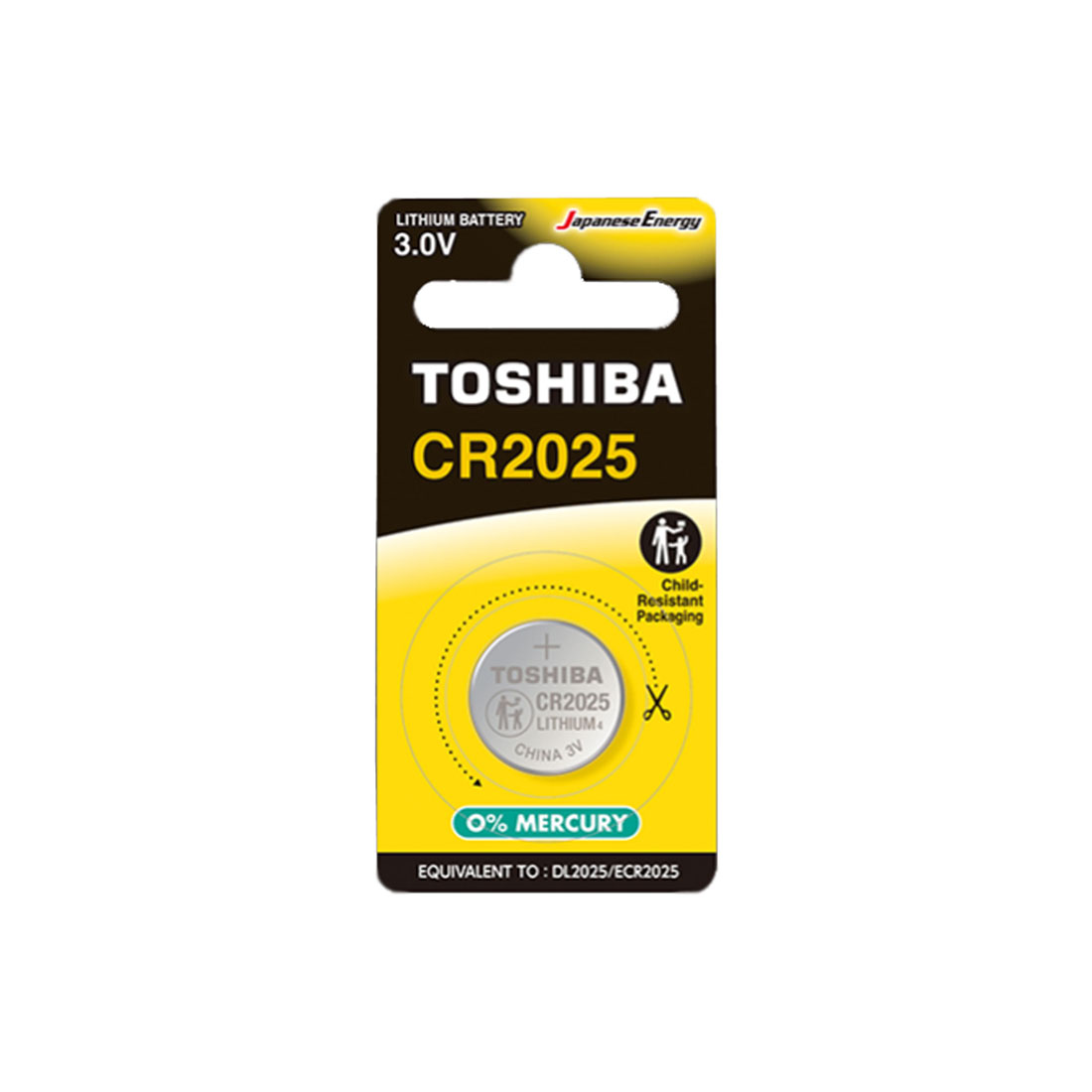 UN18197 Baterija CR2025 3V TOSHIBA