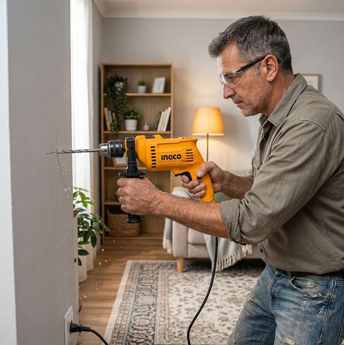 UN18030 Električna udarna bušilica 680W ID6808E