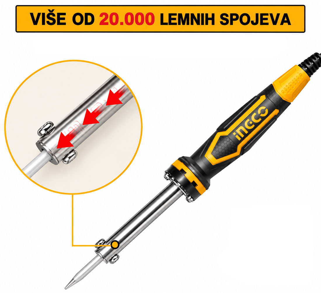 UN17732 Električno lemilo 100W - SI00108 INGCO