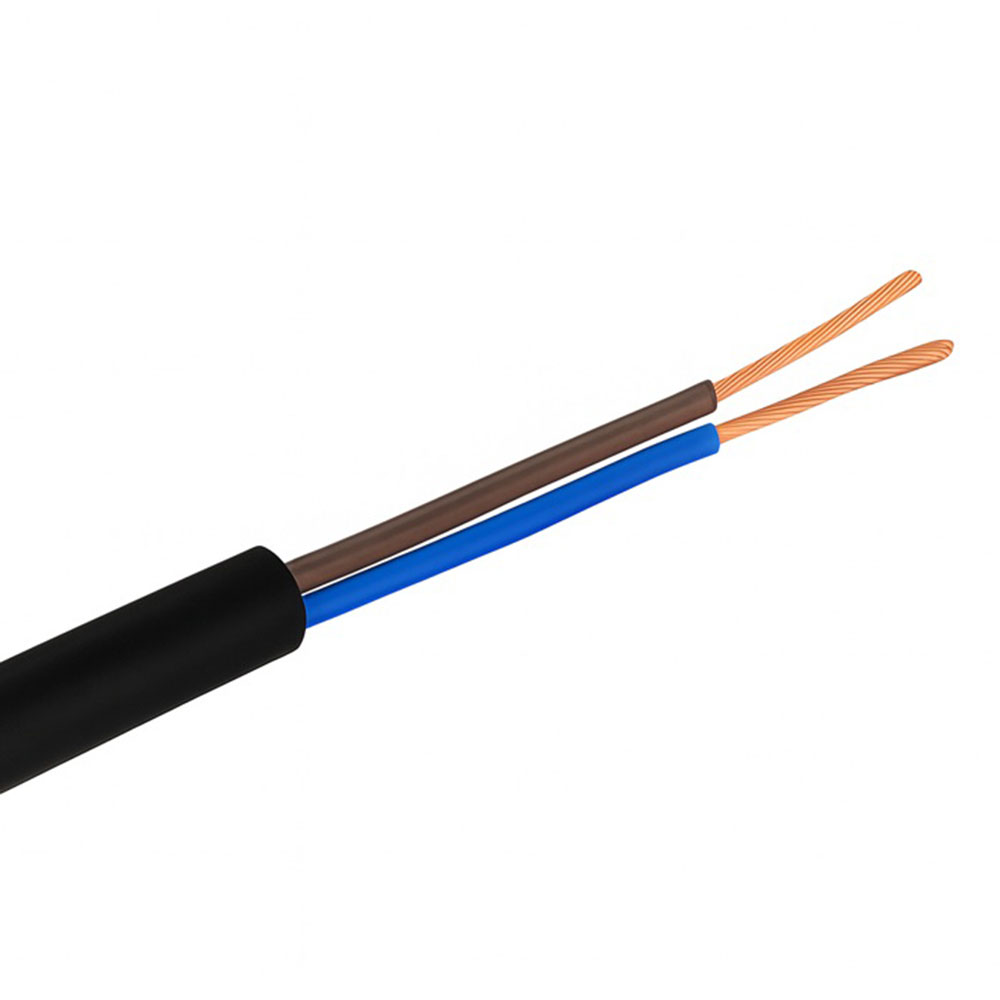 UN17462 Kabel PP/L 2x0,75 crni (H03VVF)