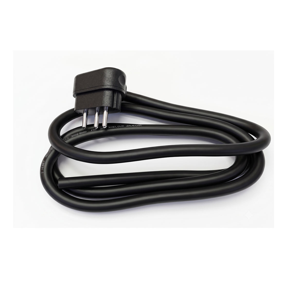 UN18233 Kabel priključni GG/J 5x2,5mm2 2met crni L utikač