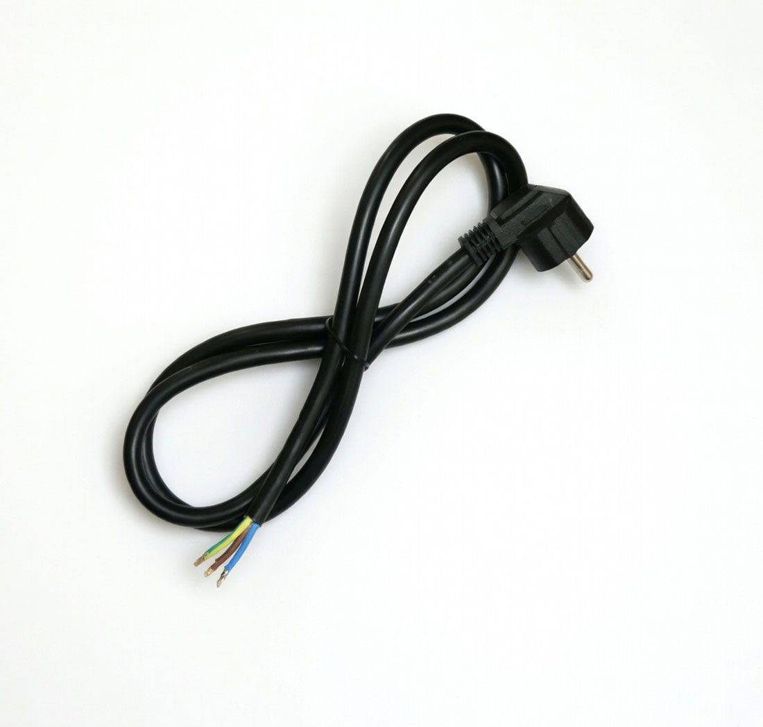 UN16809 Kabel priključni H05VV-F 3x2,5mm 1,5met crni