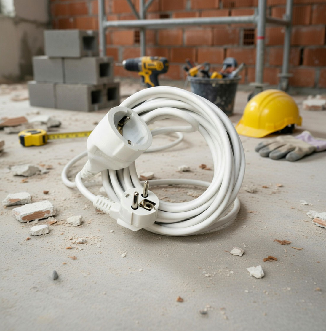 UN15263 Kabel produžni 20met 1.5mm2-bijeli