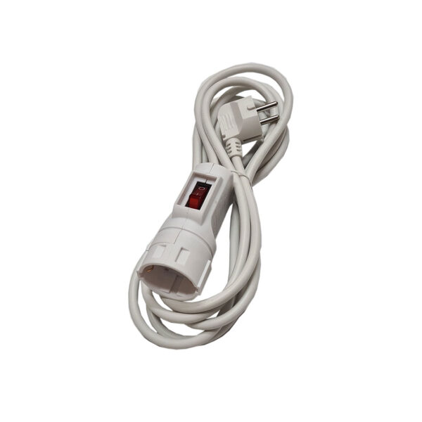 Kabel produžni s prekidačem, 3met