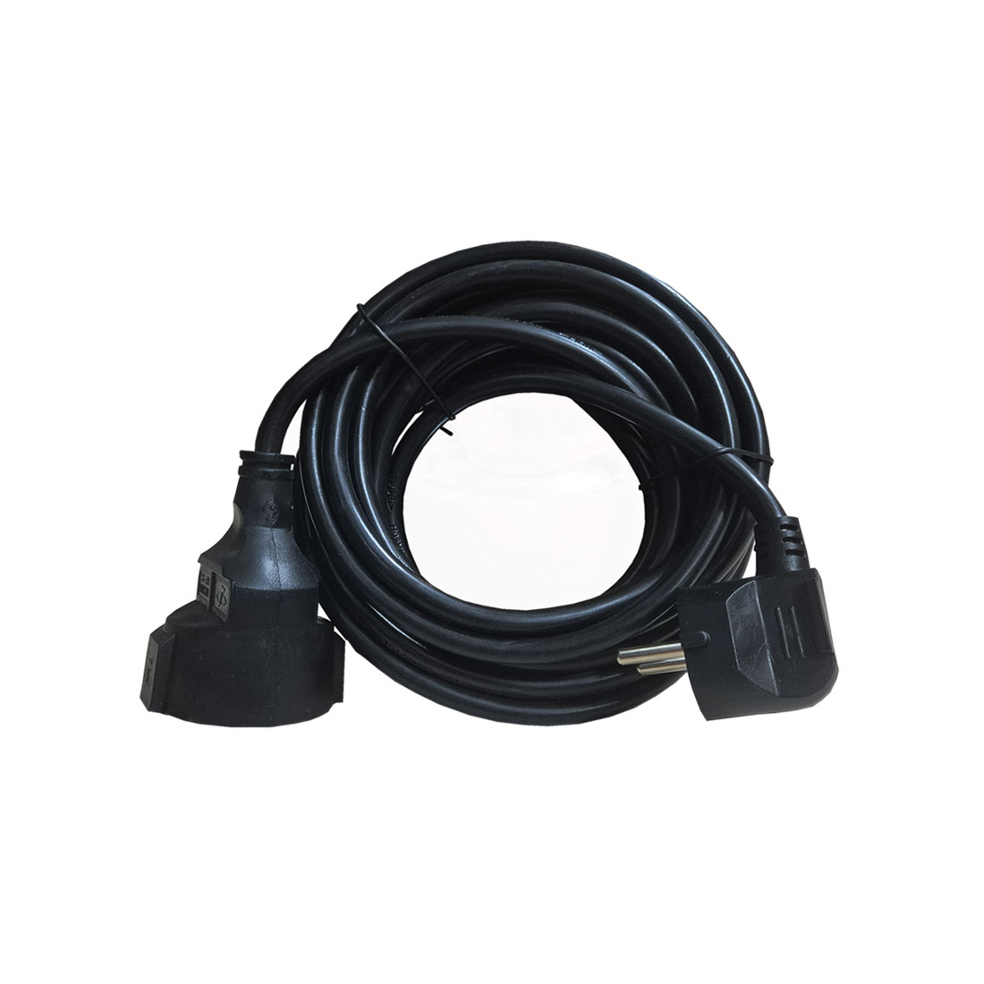 UN15649 Kabel produžni vrtni 5met CRNI