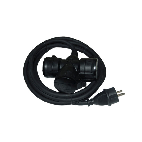 Vrtni produžni kabel trostruki 3m IP44