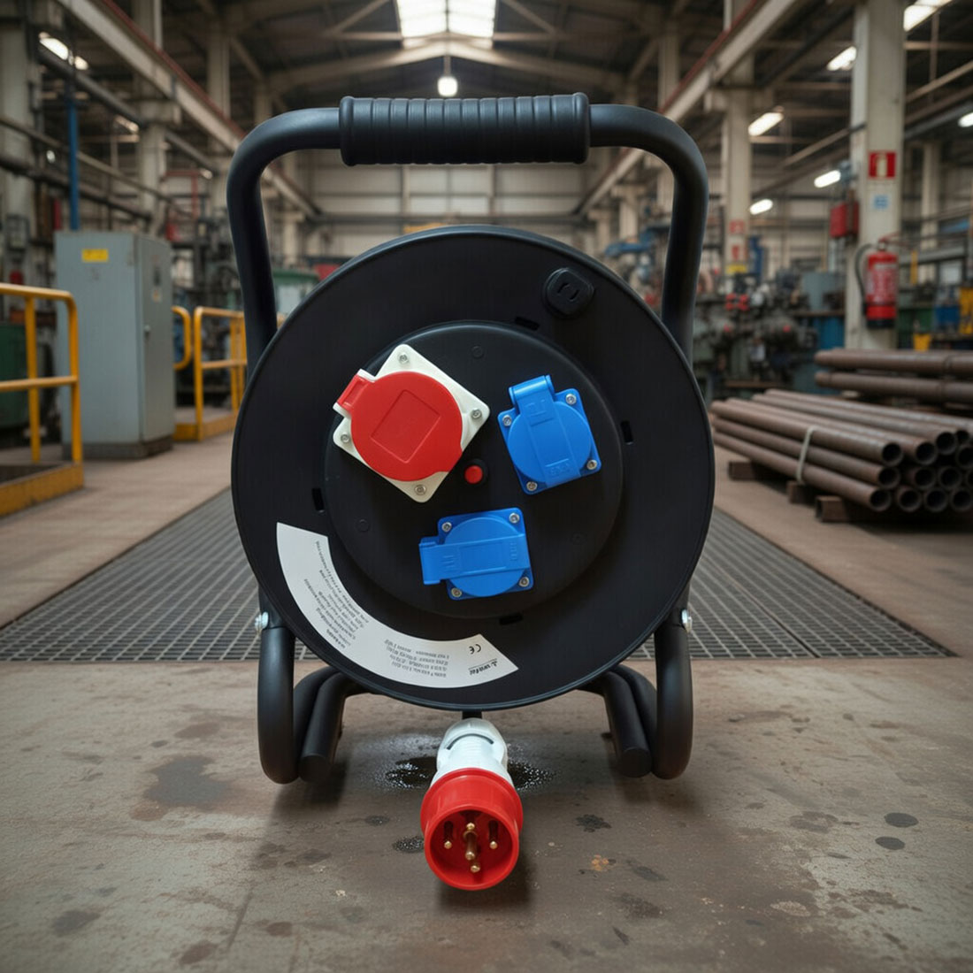 UN18190 Kabelska motalica 25m 5x2,5 industrijska H05RR-F IP44