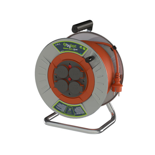 Kabelska motalica 25m metalna 2,5mm MMP2525 H05VV-F