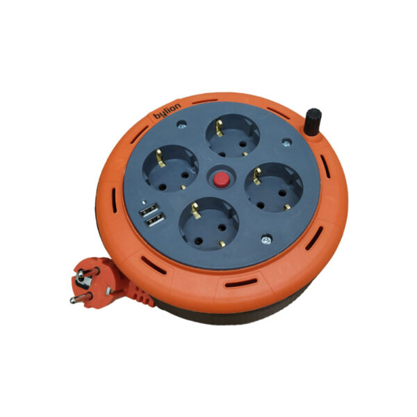 Kabelska motalica 5m 1mm2 2xUSB