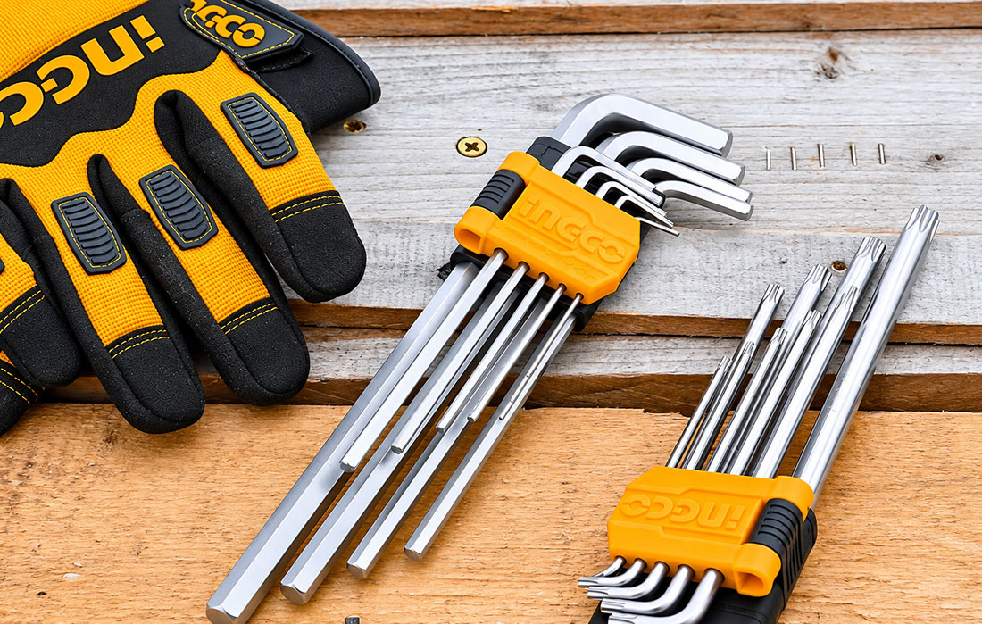 UN17645 Ključ imbus-torx set 18kom HHKSET0181 INGCO