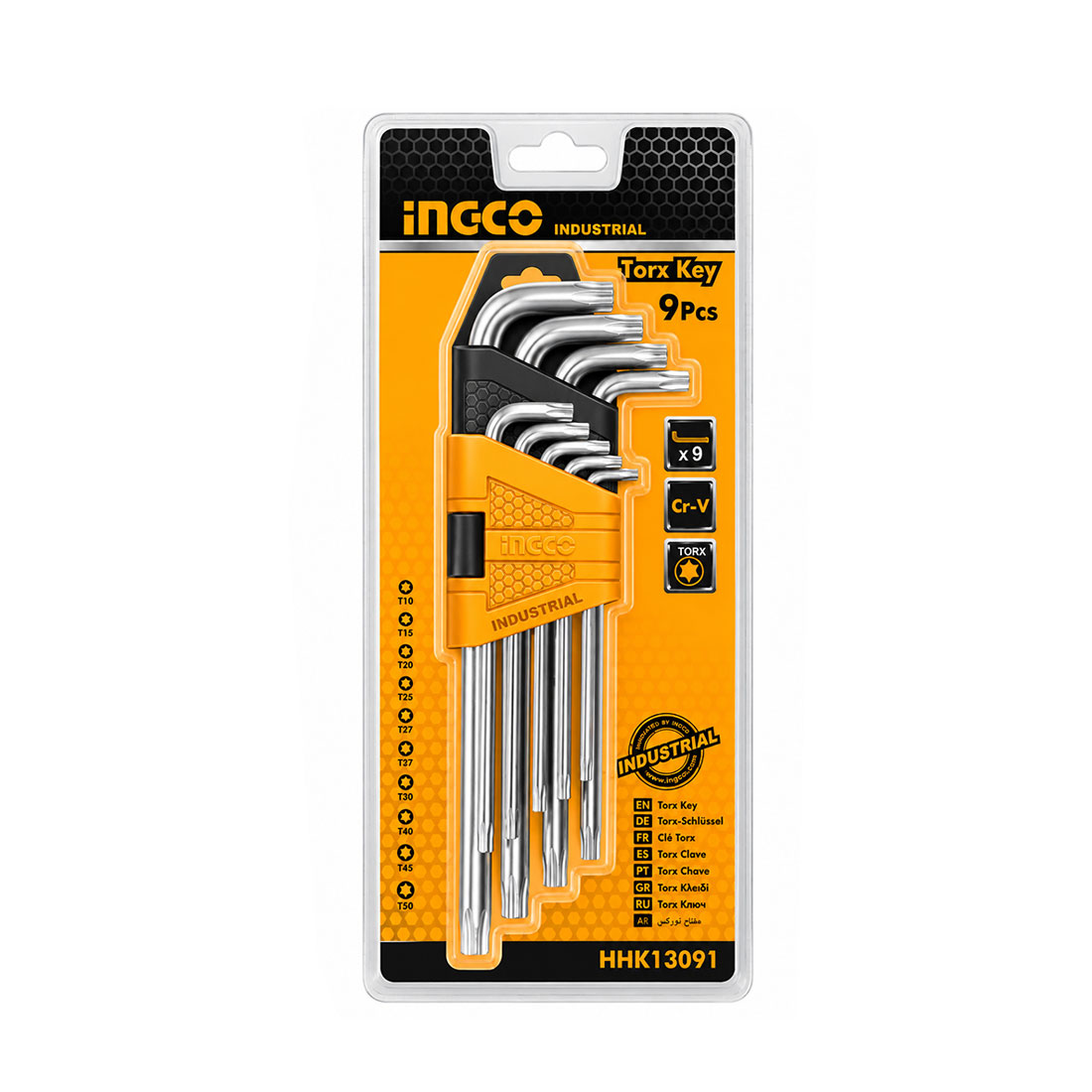 UN17644 Ključ torx 9kom set HHK13091 INGCO