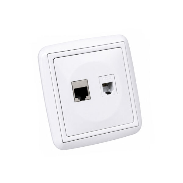 Kompjuterska RJ45 Cat.5. - telefonska utičnica RJ11 WLT 1617