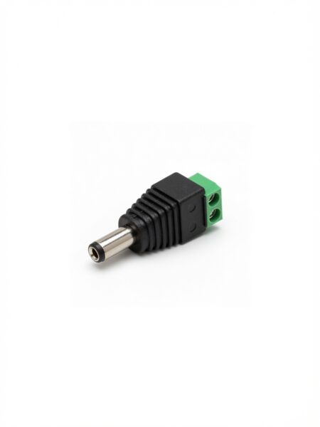 LED traka utikač DC 5x2,1mm sa stezaljkom