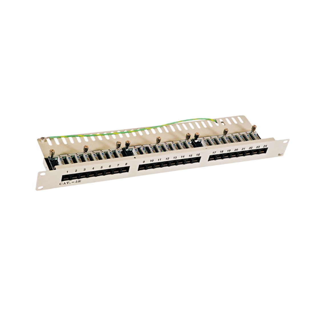UN11951 Patch panel H 24port 1U Cat5e 19"