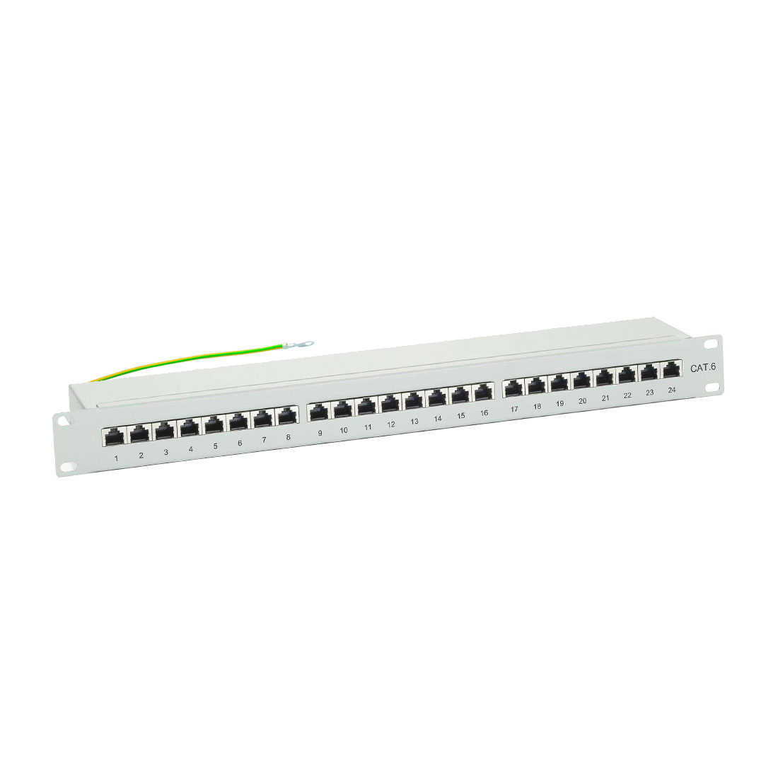 UN12180 Patch panel 24port 1U Cat6 shilded H