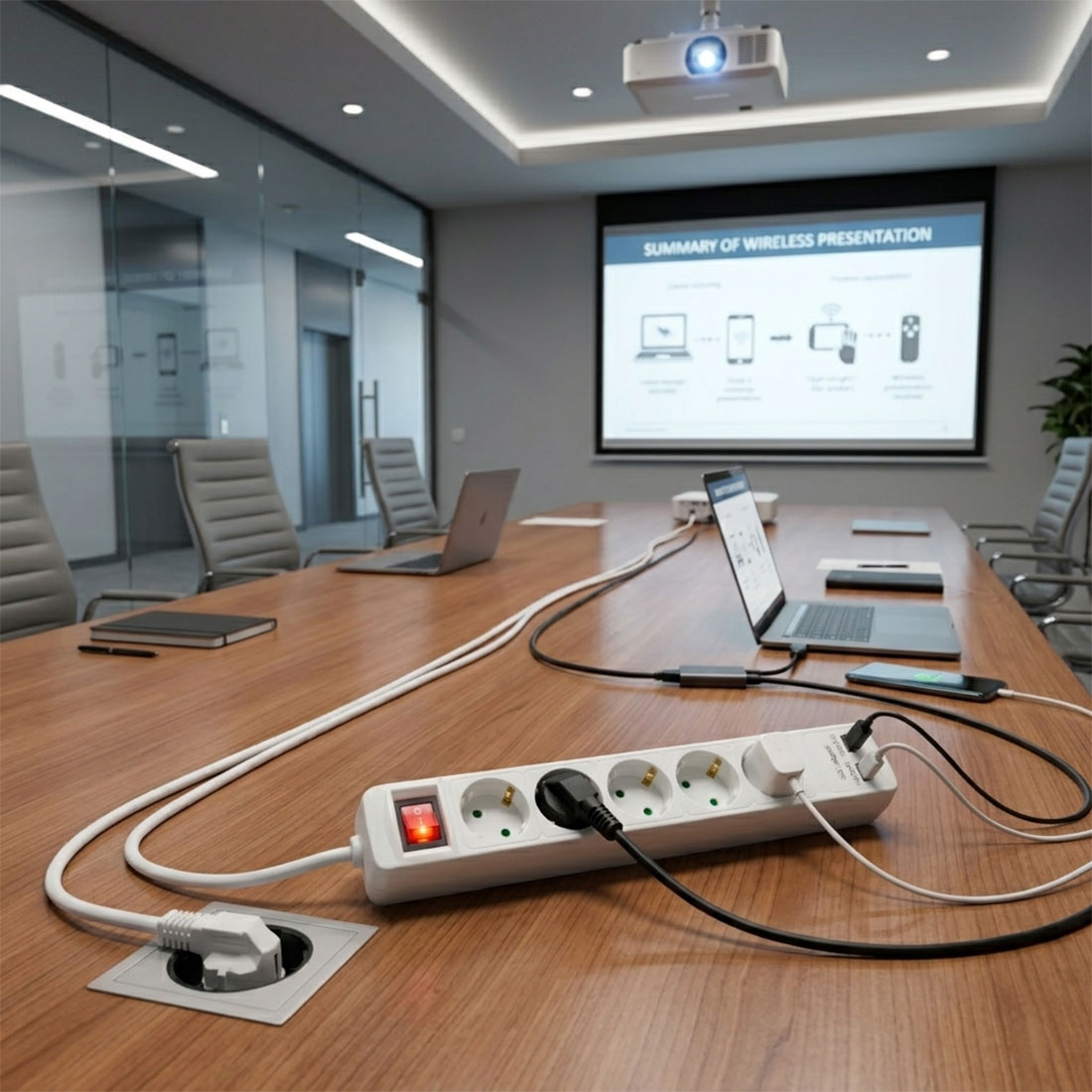 UN15569 PP515P 2USB 5V 0,5A produžna priključnica 5/1,5