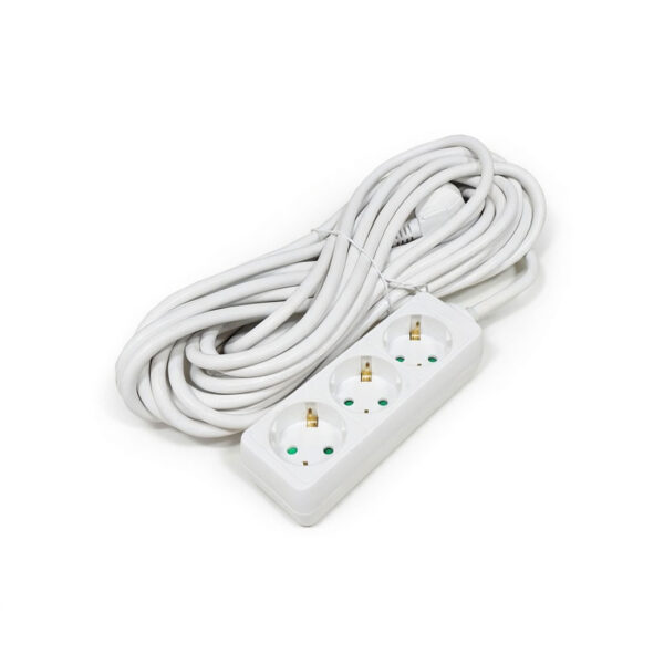 Produžna priključnica 3 utičnice, 10 m kabel