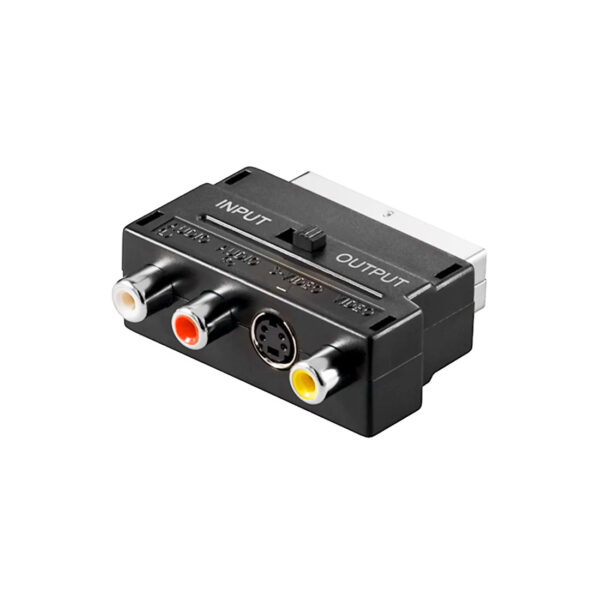 KSR Razdjelnik SCART x 3 RCA + S-Video (S-VHS)