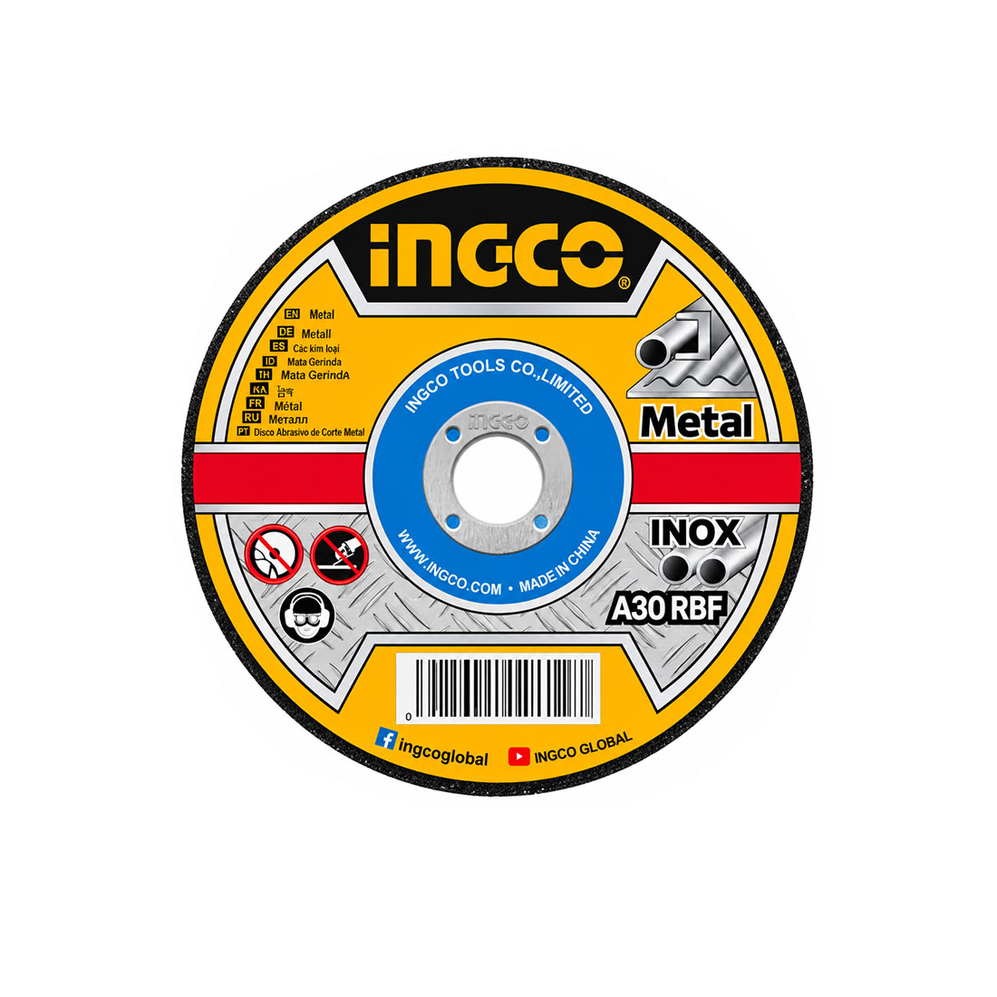 UN17539 Rezne ploče za metal 115x1.2 - MCD121151 INGCO 25/1