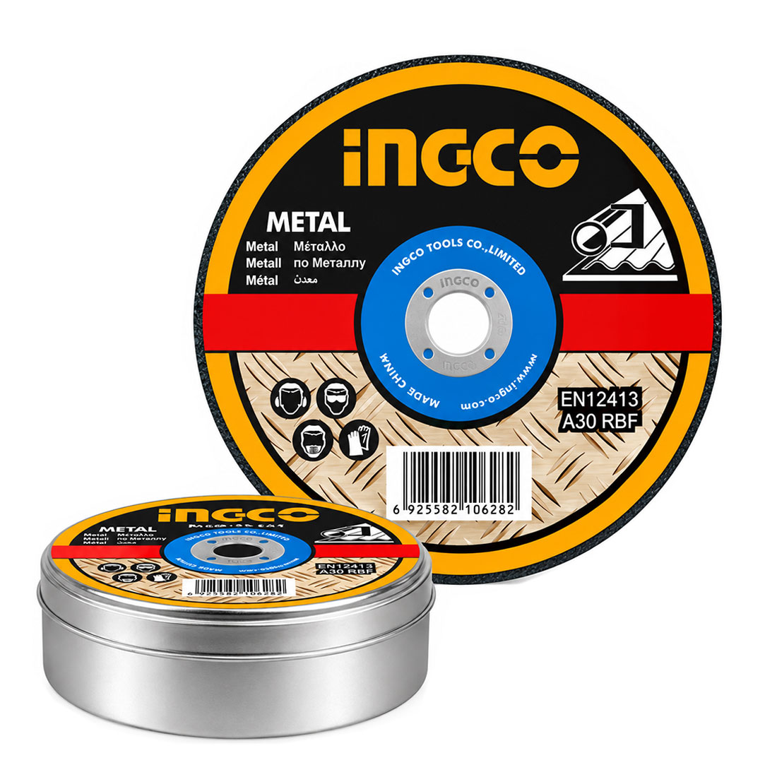 UN17744 Rezne ploče za metal 125x1.2 10kom set - MCD121255 INGCO