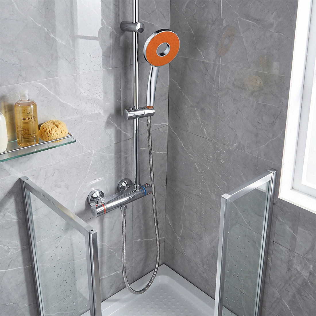UN17306 Ručka za tuš cartwheel orange 100