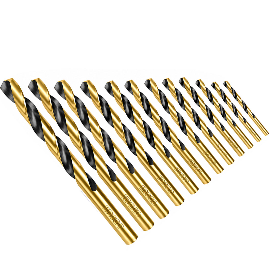 UN17530 Svrdlo HSS twist 12kom set - AKDB1125 INGCO DIN 338