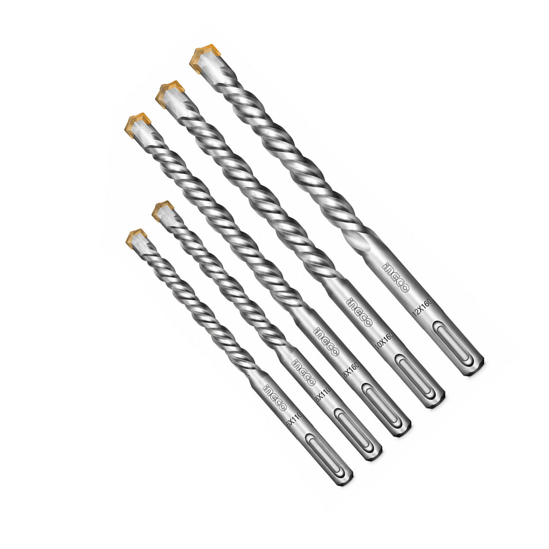 UN17536 Svrdlo SDS+ 5kom set - AKD2052 INGCO