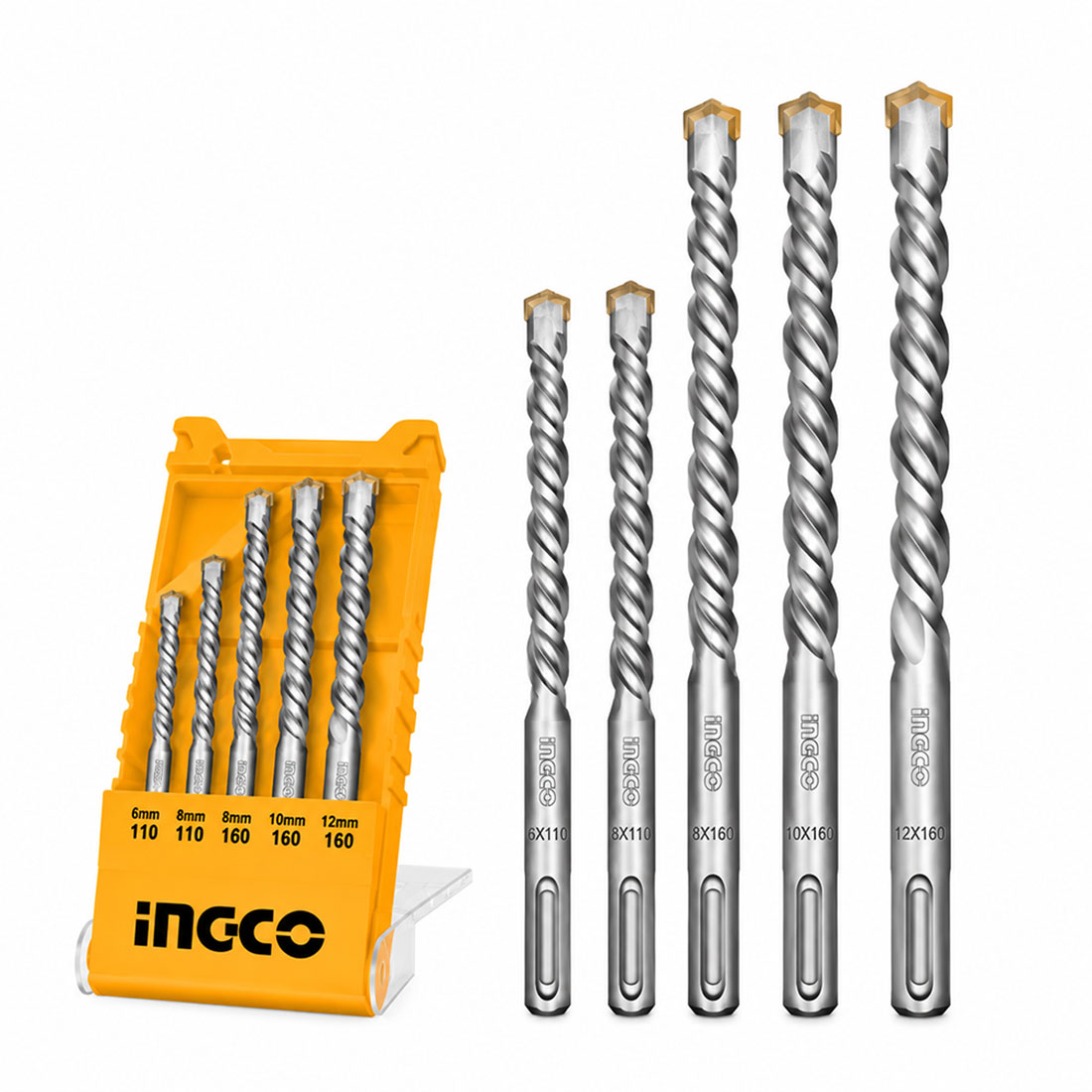 UN17536 Svrdlo SDS+ 5kom set - AKD2052 INGCO
