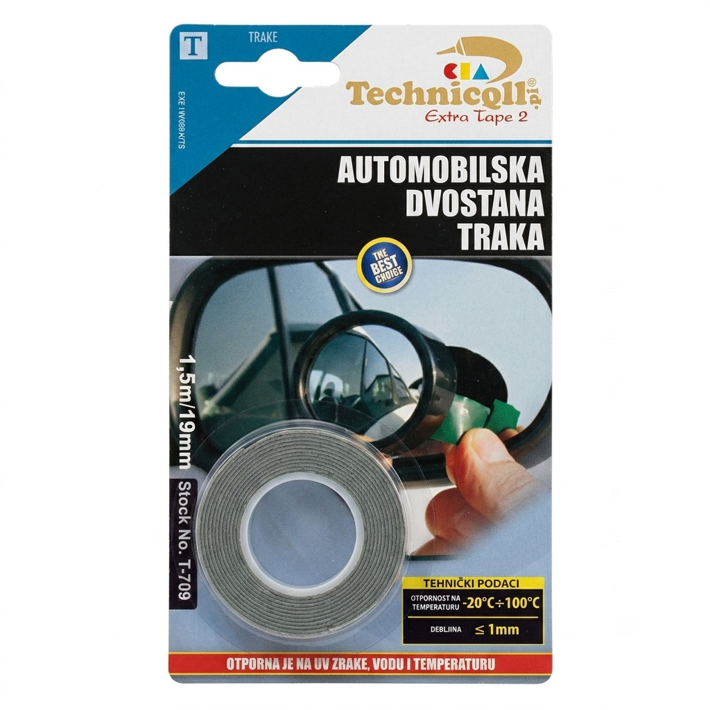 UN16348 Technicqll T-709 automobilska dvostrana traka  1,5m/19mm