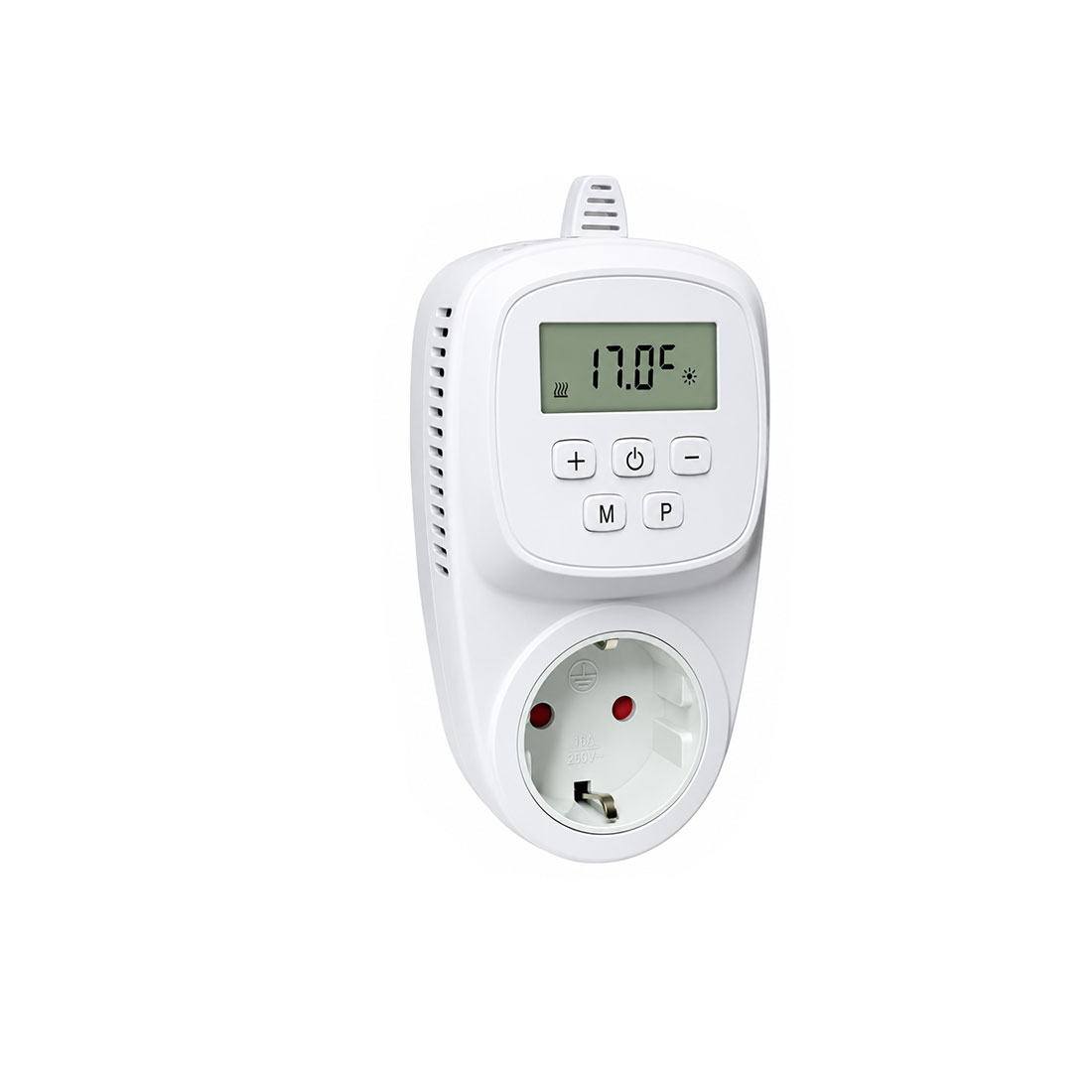 UN17188 Termostat HT-04 24h/7d programmable 16A utičnica