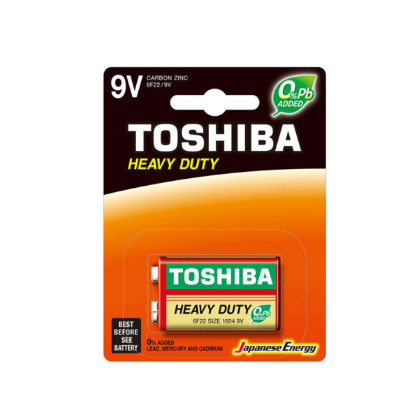 UN18486 Baterijski uložak ZnCl 6F22 9V TOSHIBA
