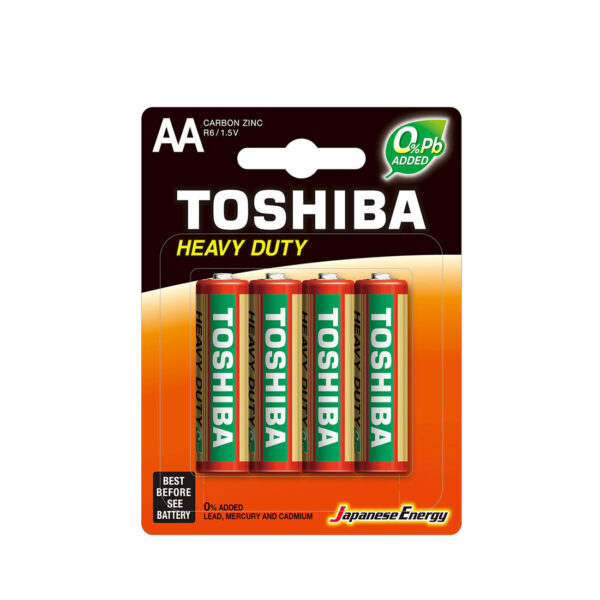 UN18483 Baterijski uložak ZnCl R06 AA 1,5V/4 kom TOSHIBA