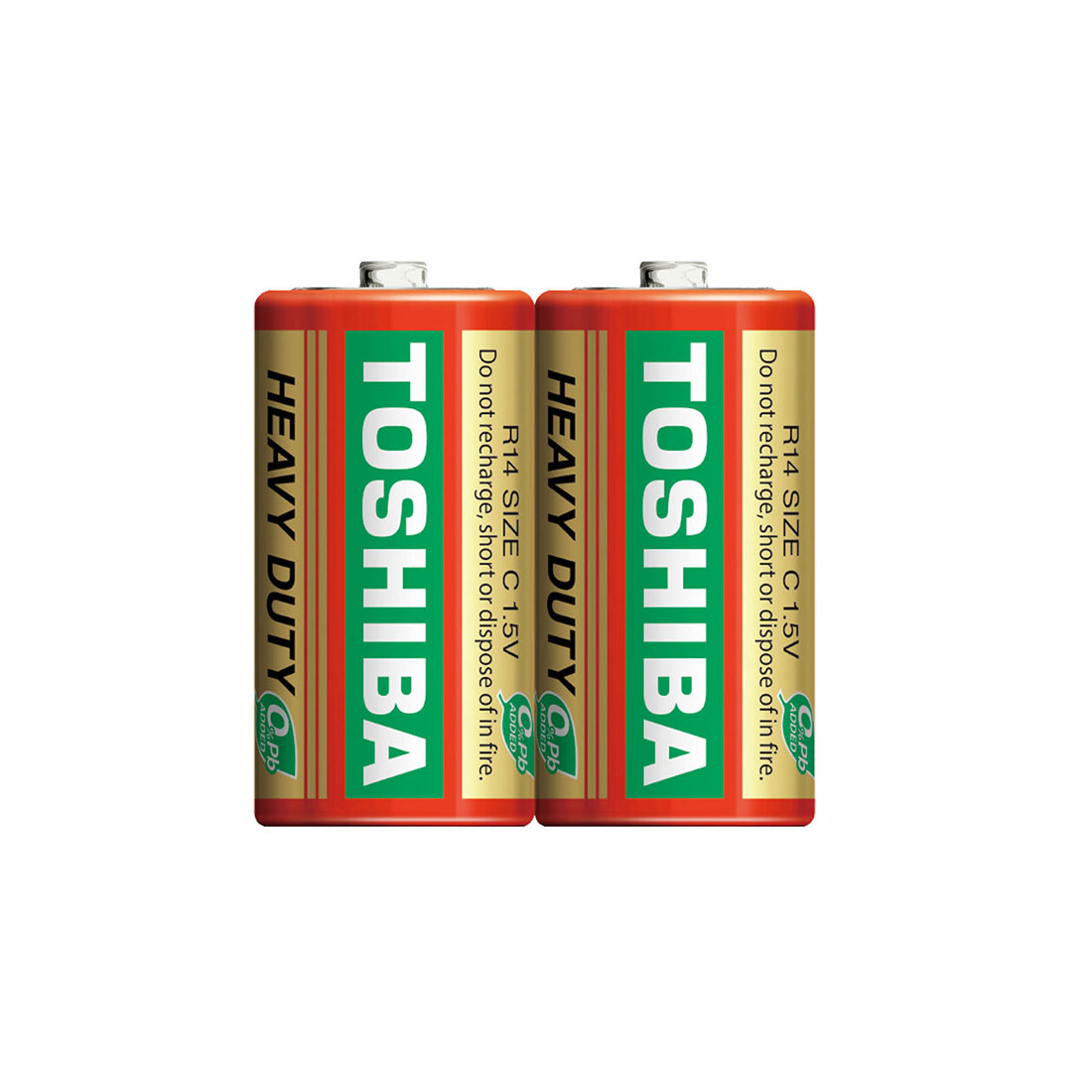 UN18484 Baterijski uložak ZnCl R14 C 1,5V/2 kom TOSHIBA bulk