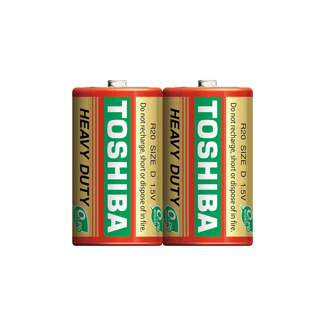 UN18485 Baterijski uložak ZnCl R20 D 1,5V/2 kom TOSHIBA bulk