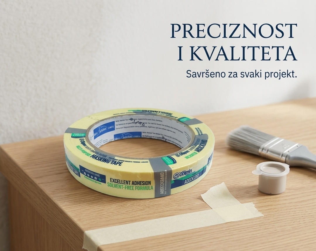 UN17110 BD Traka maskirna visokih performansi 19 mm x 50 m 01-7-11-EN  MT 627 Žuta