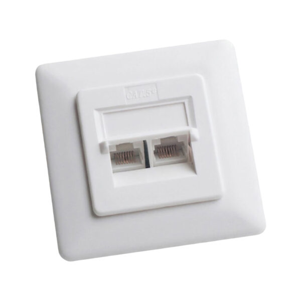 UN10185 Utičnica Cat5e 2xRJ45 podžbukna