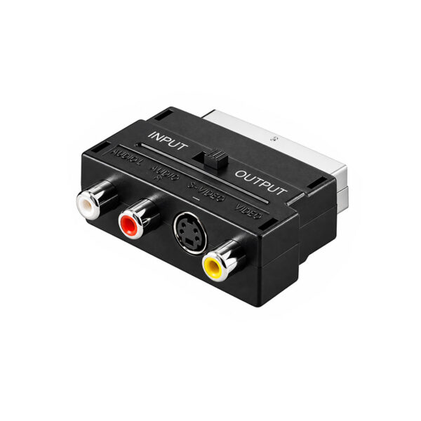 Razdjelnik SCART x 3 RCA + S-Video (S-VHS)